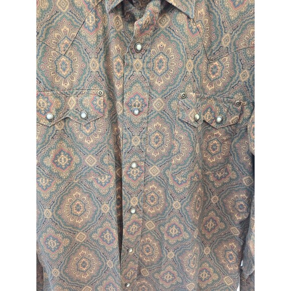 Panhandle Slim Brooks Dunn Pearl Snap Shirt Mens M Western Rodeo Rancher (QQ) - Picture 3 of 10